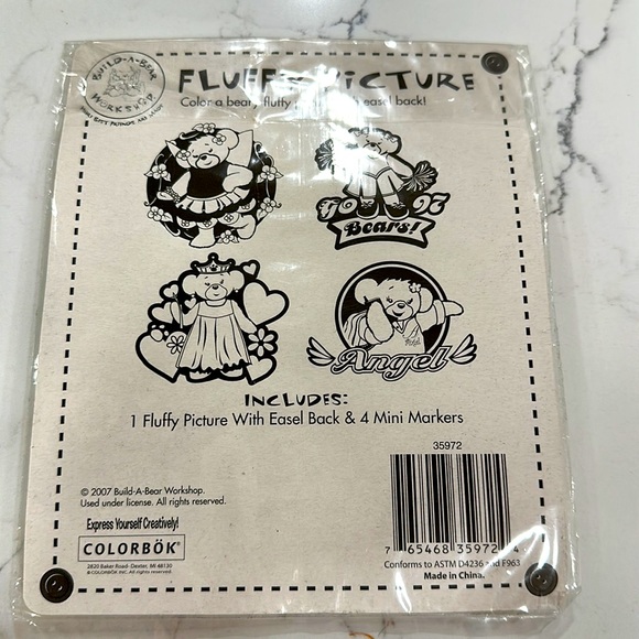 NWT Vintage Build a Bear Fluffy Picture - Picture 3 of 7
